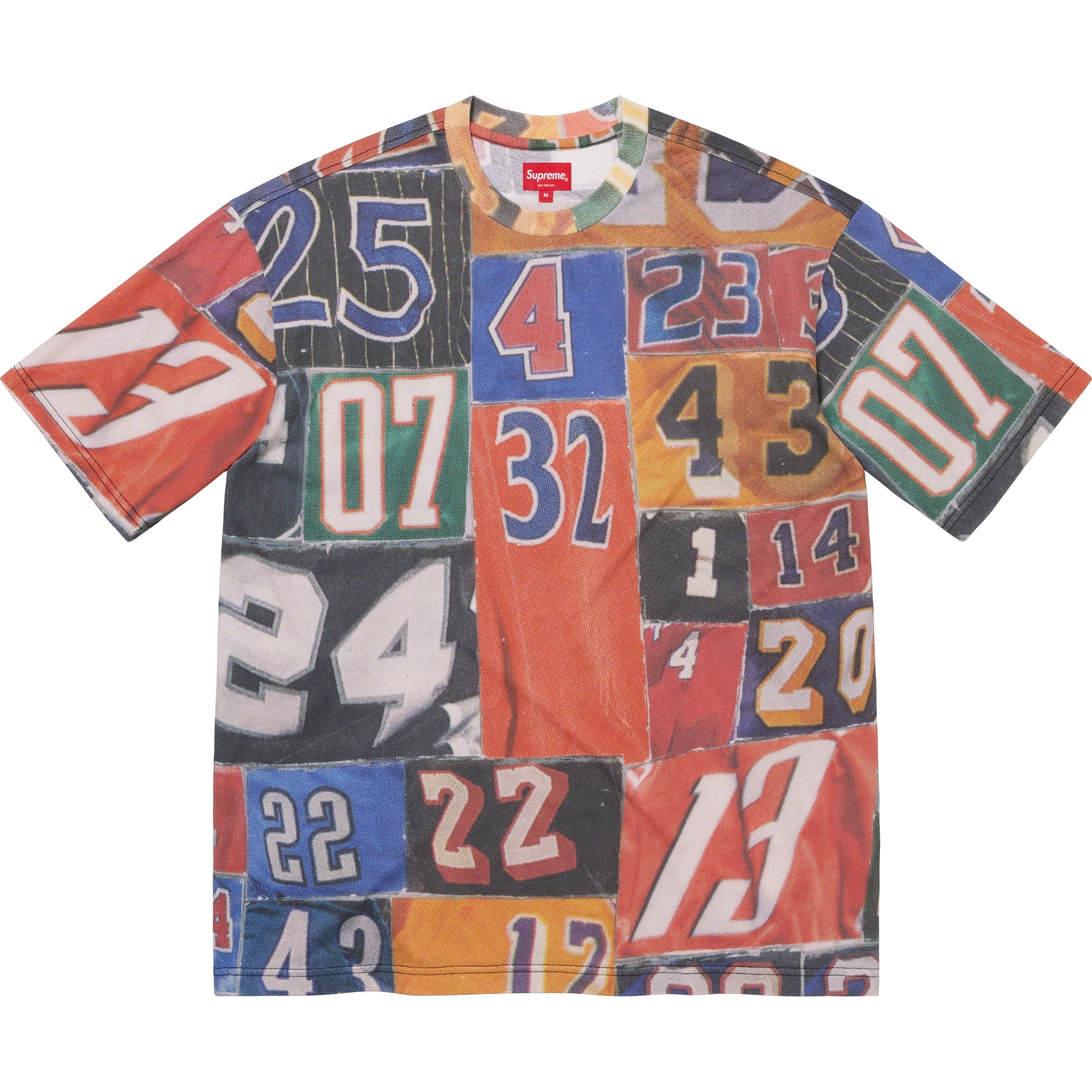 Jersey Collage S/S Top view 6